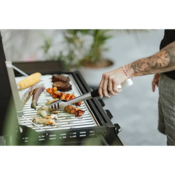 Enders Grillzange, Edelstahl, schwarz – Bild 2