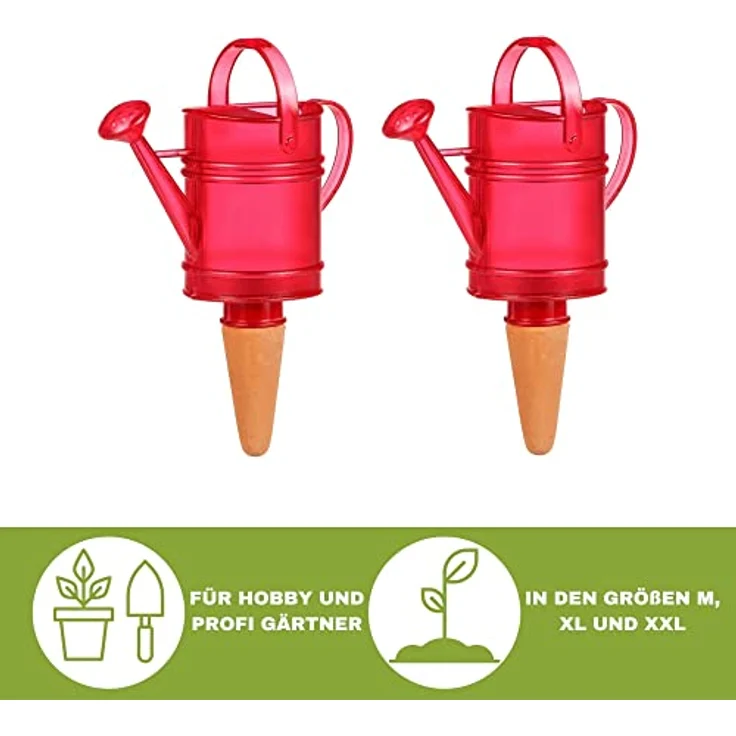 Scheurich Wasserspeicher 110 ml, Gießkanne für Innen und Außen mit wasserdurchlässigem Tonkegel – Bild 4