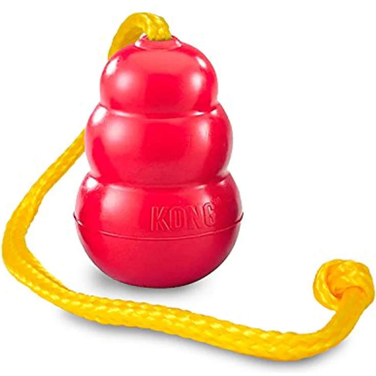 KONG Classic Ball mit Seil, – Bild 1
