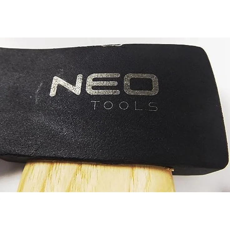 NEO TOOLS Axt 1250 g, Hickory-Schaft, zonenweise gehärtete Schlagfläche für vielseitigen Einsatz – Bild 3