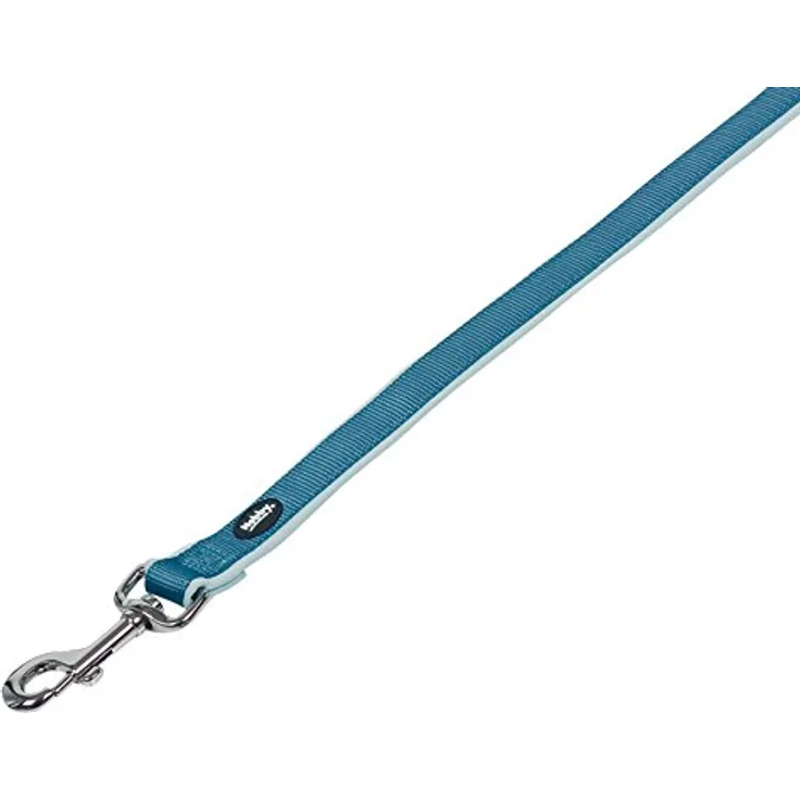 Nobby Leine Classic Preno, hellblau / hellblau L: 120 cm, B: 15/20 mm, 1 Stück
