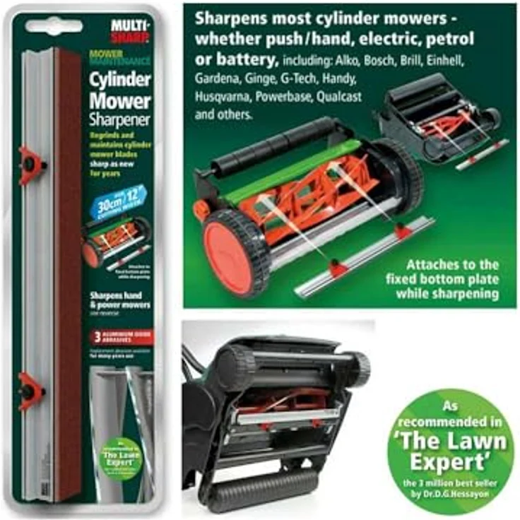 Multi-Sharp 1101 Spindelmäher-Schärfer für Spindelmäher mit bis zu 30 cm Schnittbreite – Bild 7