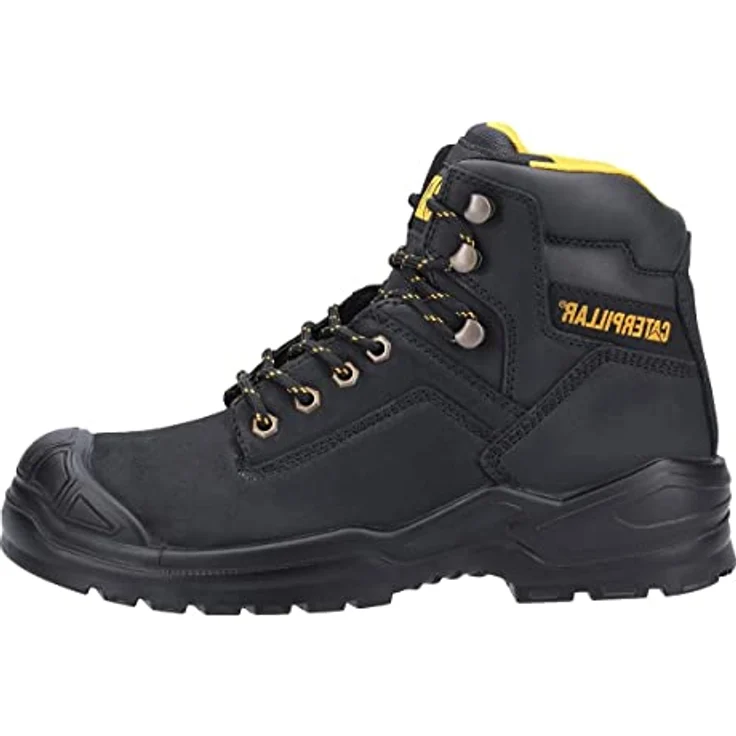 Caterpillar Striver Bump, Schwarz Arbeitsschuhe mit Stahlkappe S3, Gr. 45, wasserabweisend und rutschfest – Bild 1
