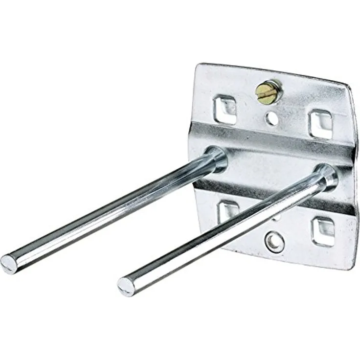 GEDORE Werkzeughaken doppelt, gerader Dorn 100x6 mm, verzinkt, passend für Lochbleche 10 x 38 mm, 1 Stück