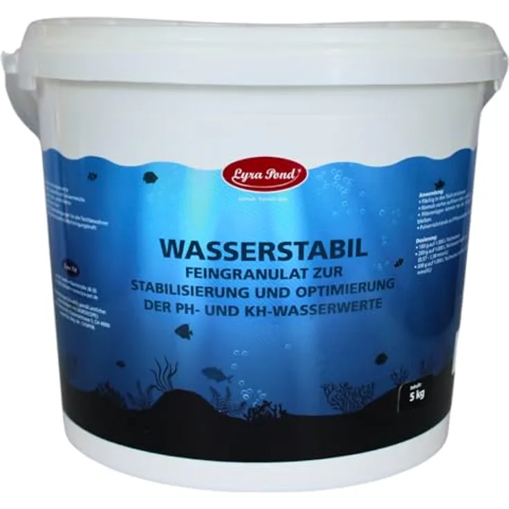 Lyra Pond® Wasserstabil im Eimer 5 kg | Bindet Schadstoffe & Schwermetalle im Teich | Optimiert pH- und KH-Werte | Biologisches Gleichgewicht | Unschädlich für Teichbewohner