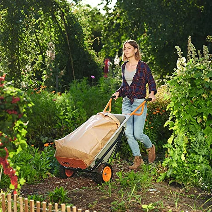 WORX WG050 Aerocart Multifunktions-Schubkarre 8-in-1 Funktion: Sackkarre mit Vollgummireifen, Gartenkarre, Tragehilfe, Müllbeutelhalter uvm. - Preisvergleich – Bild 6