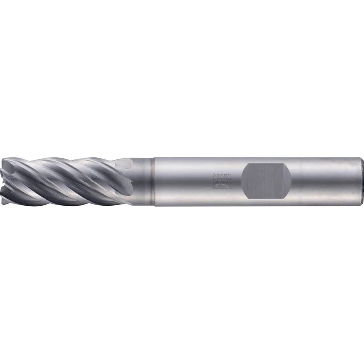 PFERD TOOLS Vollhartmetallfräser 23000850, 104mm Länge, 38mm Arbeitslänge, Schaftdurchmesser 20mm, 90° mit Radius, AlCrN Beschichtung