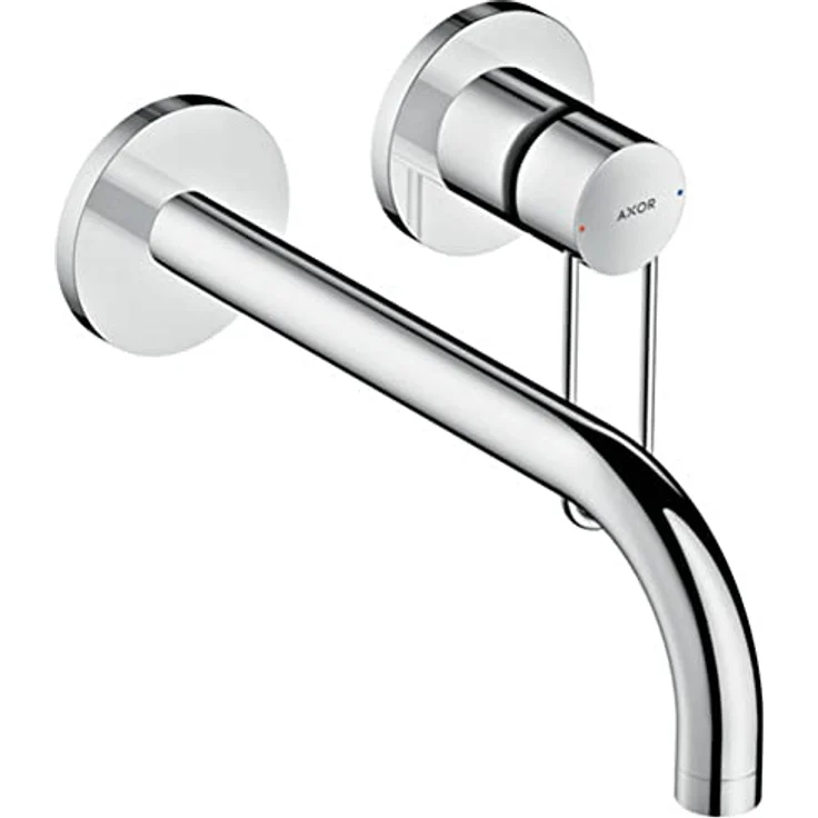 hansgrohe Axor Uno Einhebel-Waschtischmischer Wandmontage, Bügelgriff, Ausladung 225 mm, Chrom – Bild 1