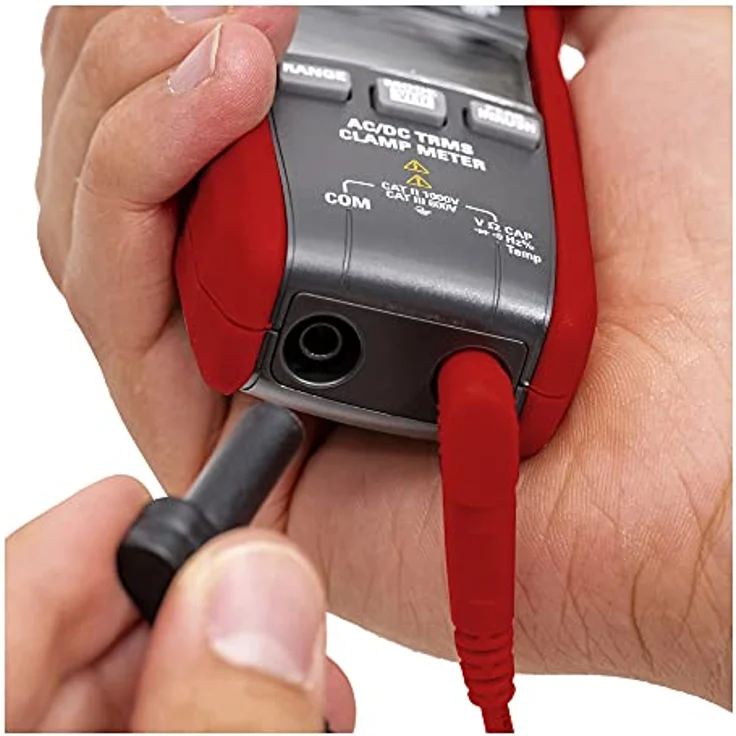 Stier Multimeter STIER Digitale Stromzange AC/DC 1000V 400A 40MΩ 100kHz mit Beleuchtetem Display, Taschenlampe und Datenhalte-Funktion – Bild 6