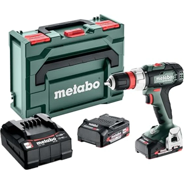 Metabo Akku-Bohrschrauber BS 18 L Quick (614052500) x 145, 18V, 2x2Ah, mit LED-Arbeitslicht und Metabo Quick-System – Bild 2