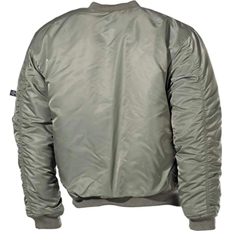 MFH US MA1 Fliegerjacke - OD Green Größe M, Leichte Jacke für kaltes Wetter, klassischer US Airforce Stil – Bild 2
