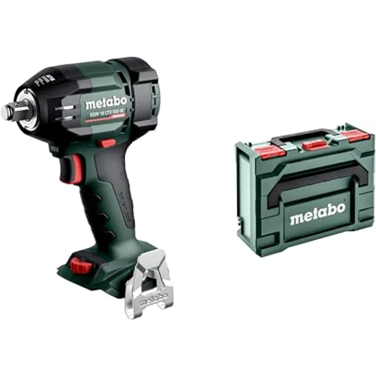 Metabo Akku Schlagschrauber SSW 18 LTX 550 BL, 1/2" Außenvierkant, 550 Nm Drehmoment, Solo-Version mit metaBOX 145 ohne Akku/Ladegerät – Bild 1