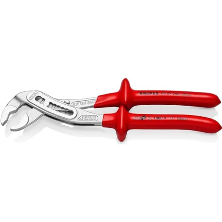 KNIPEX 88 07 250 Alligator Wasserpumpenzange tauchisoliert, verchromt 250 mm – Bild 2