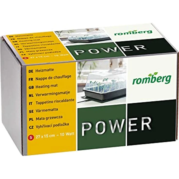 Heizmatte S (27x15 cm, 10 W, für Pflanzen und Terrarien, säurebeständig) - Romberg – Bild 2