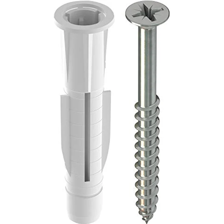 TOX Sortimentskoffer Plug & Play Dübel Set mit Allzweckdübel TRIKA, 320-tlg, 3 Dübelgrößen für Beton und Gipskarton, inklusive passende Schrauben – Bild 4