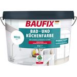 Baufix Bad- und Küchenfarbe weiß, 5 l