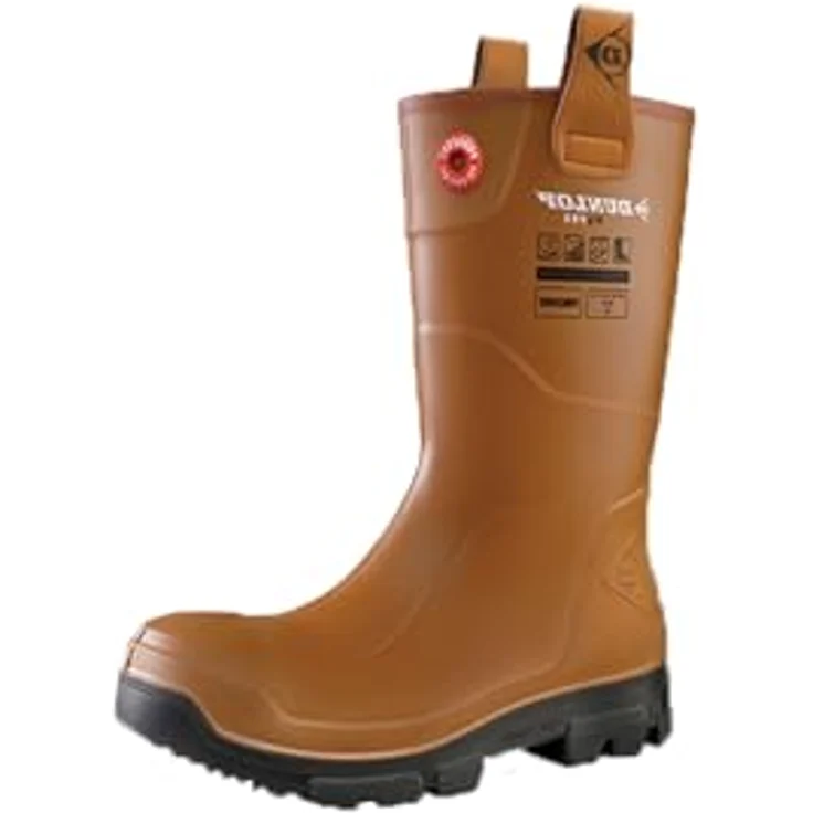 Dunlop Purofort Professional Sicherheitsschuhe, unisex, rutschfest, isoliert bis -20 °C, grün, Größe 41 – Bild 1