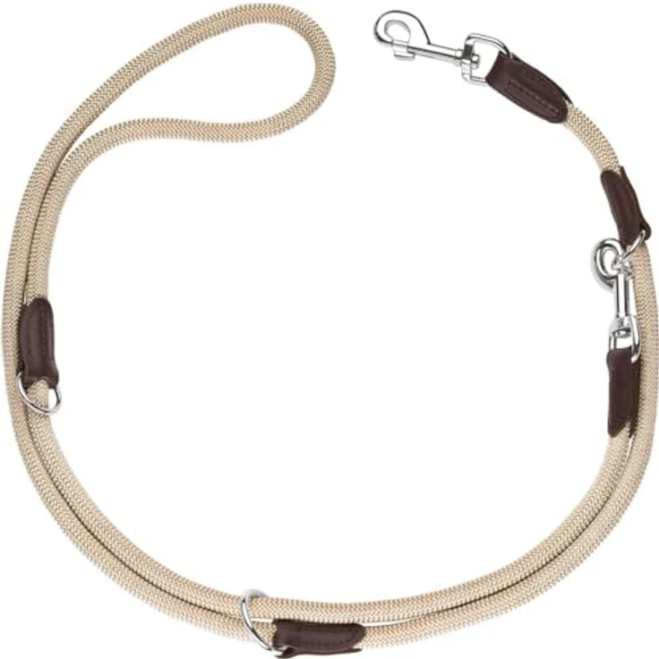 Hunter Hunde-Leine verstellbar Freestyle beige 8-200 – Bild 2