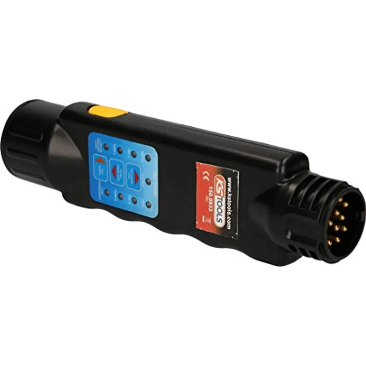 KSTOOLS 12V Zugwagentester, Prüfgerät für 13-polige Anhängersteckdosen mit LED-Anzeige, robust und handlich, geeignet für Fahrzeuge mit und ohne CAN-BUS-Technologie – Bild 6