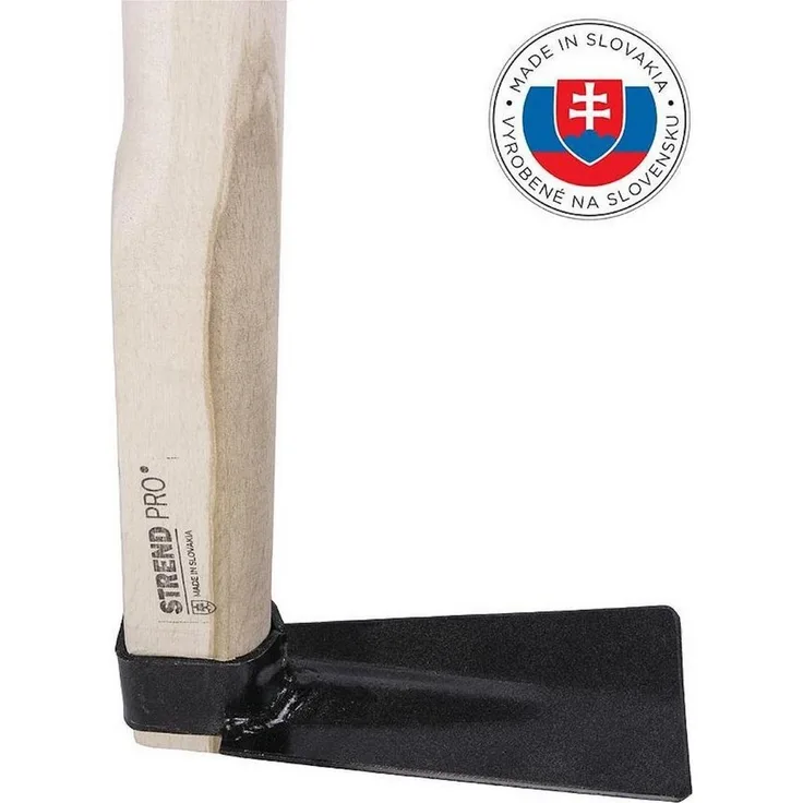 PROREGAL® Gartenhacke ProTrend, 7 cm breite Hacke mit 120 cm Buchenholzgriff und hochwertigem Stahl
