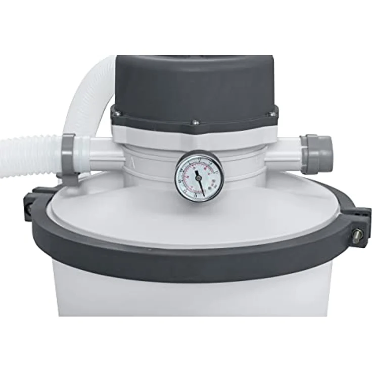 Bestway Flowclear Sandfilteranlage, 3.028 l/h, 85 W, korrosionsbeständig mit 6-Wege-Ventil und integriertem Vorfilter – Bild 8