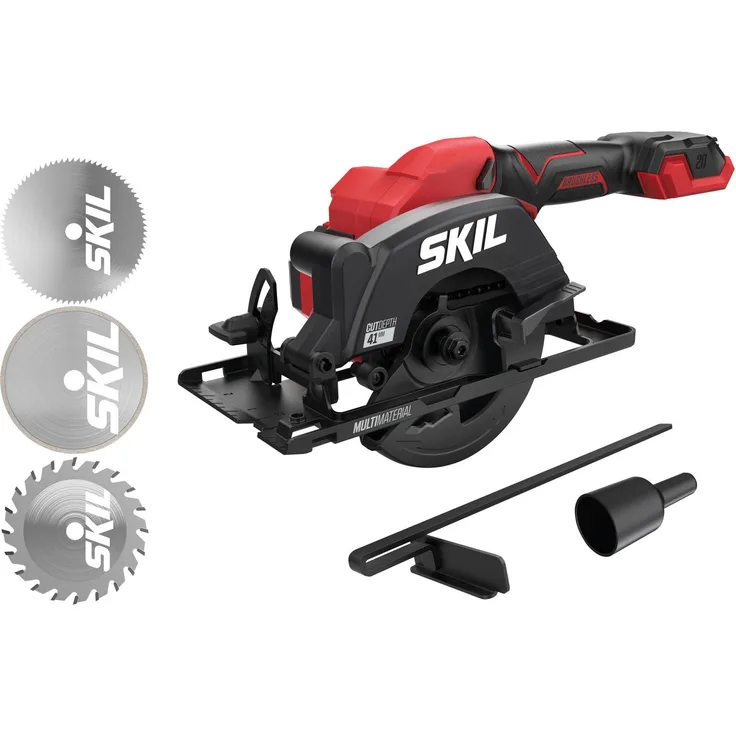 Skil 20V BL CIRCULAR SAW 3450CA, Handkreissäge mit maximaler Schnitttiefe von 41 mm, akkubetrieben, kompakt und leicht