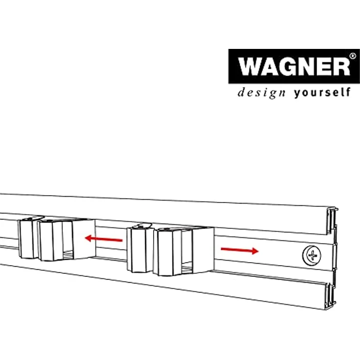WAGNER - hooks4tools - Gerätehalter CLIP - 52 x 40 x 37 mm, Stahl verzinkt & Kunststoffklemme für Geräte Ø max. 3 cm, Tragkraft bis 2 kg - 15204501 – Bild 3