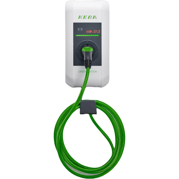 Keba KeContact P30 Dienstwagen-Wagenbox (Typ 2, 11 kW, 16 A) Wallbox, CO₂-neutral, Österreichische Produktion