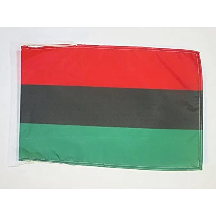 AZ FLAG Afro-Amerikanische Flagge 45x30 cm, Polyester 100D mit Kordel und verstärkten Ecken, Innen & Außen Nutzung – Bild 1