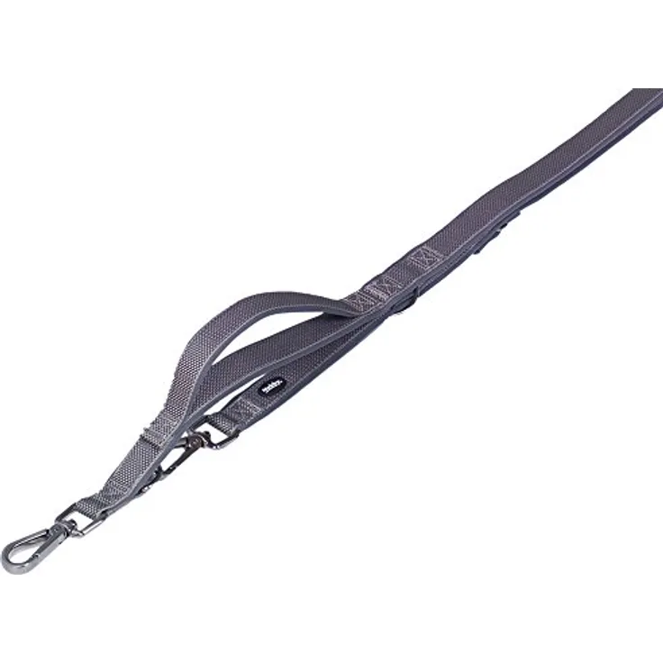 Nobby Führleine mit Kurzführer Classic Preno Royal, grau L: 200 cm, B: 25/35 cm, 1 Stück