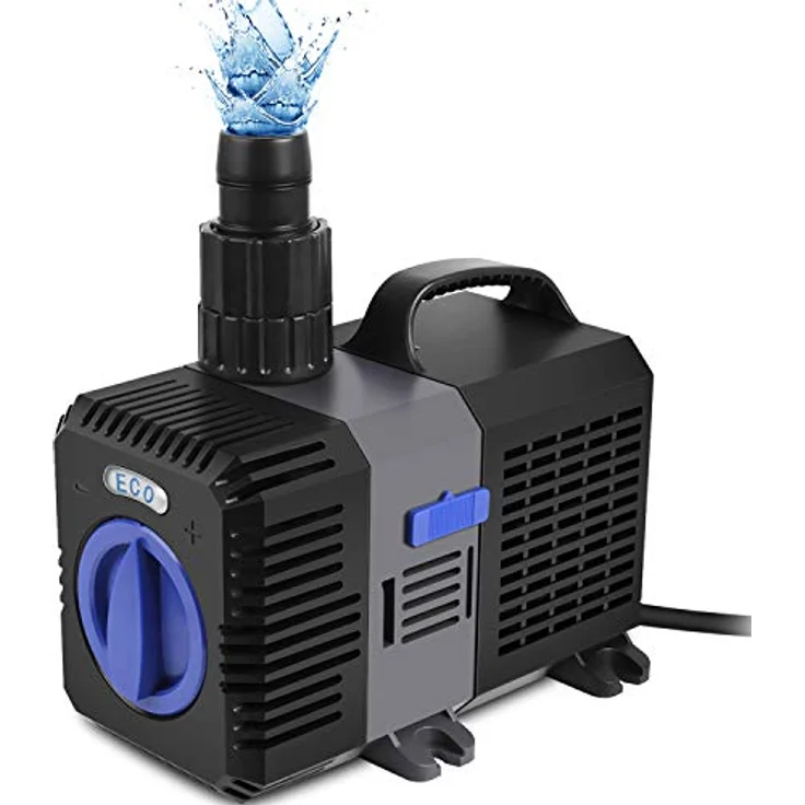 Forever Speed Super Eco Teichpumpe 3000 l/h, Filterpumpe mit niedrigem Verbrauch und hoher Korrosionsbeständigkeit – Bild 1