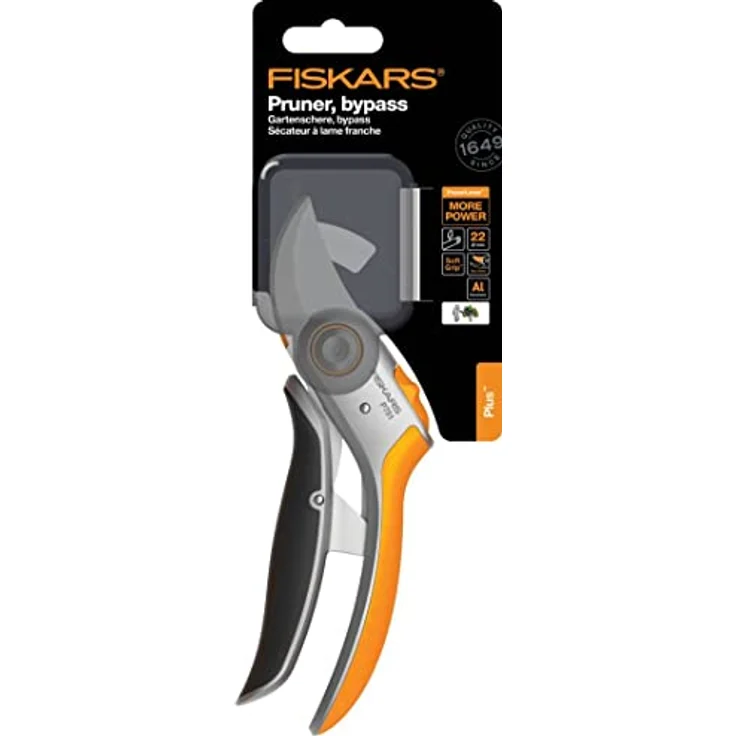 FISKARS 1057172 Plus PowerLever Gartenschere Bypass (P751) – Bild 8