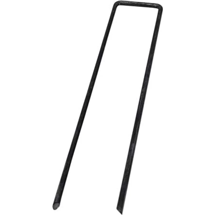 ToCi 100 Stück Erdanker 150 x 25 mm - Stahldraht, Ø 3 mm - Bodenanker zur Befestigung von Unkrautvlies, Folien, Schläuchen – Bild 3