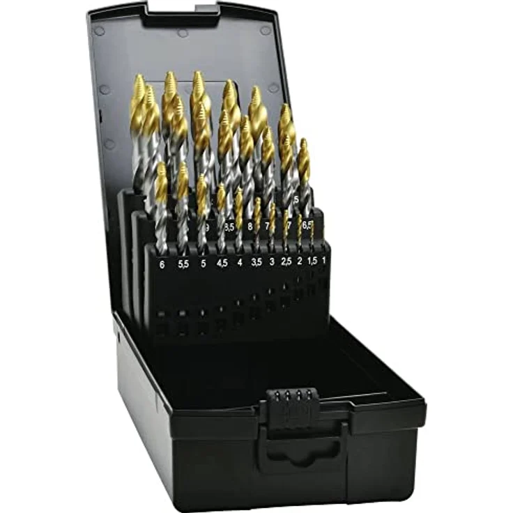 Exact 74562 HSS TIN-TIP Spiralbohrer DIN 338 1 Set (74562)