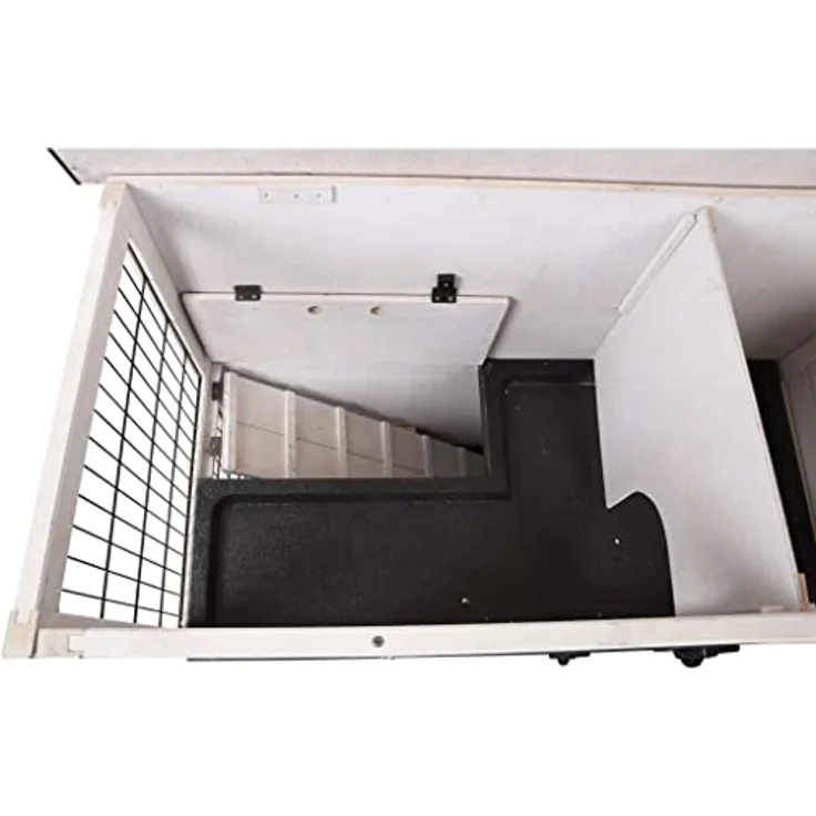 KANINCHENSTALL Combi 1 Rustic 100x50x102CM – Bild 3