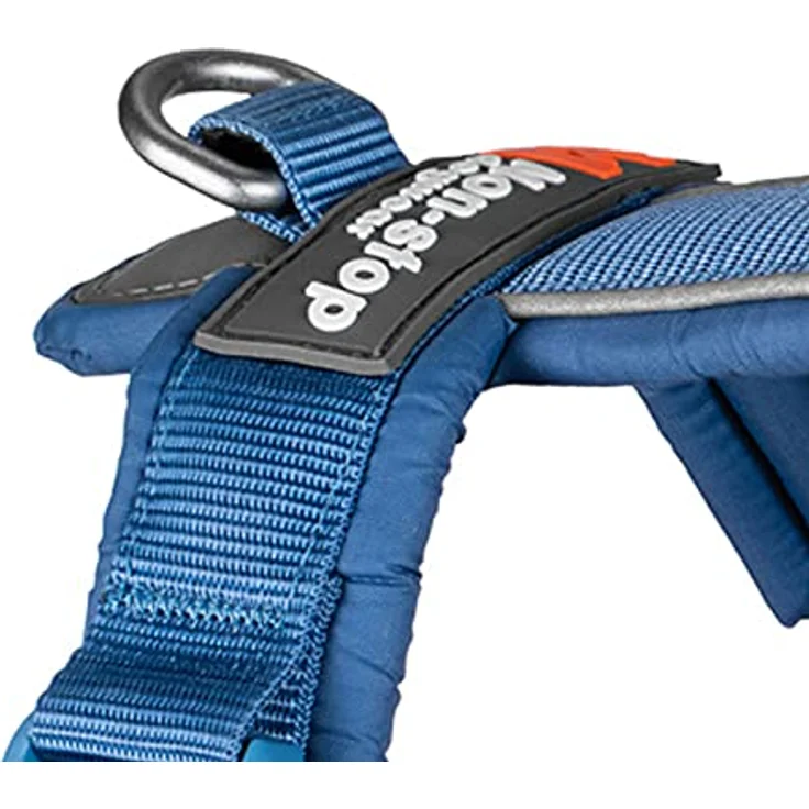 Non-Stop Dogwear Line Harness 5.0, Ergonomisches Hundegeschirr mit Y-förmigem Halsausschnitt, 3M Reflektoren und verstellbarer Passform, Blau – Bild 4