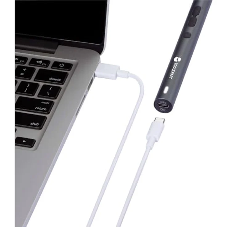 Toolcraft TO-9610278 E-Schraubendreher 3.7 V 350 mAh Lithium inkl. Ladekabel, inkl. Aufbewahrungsbox, Aluminiumlegierung, USB Type-C-Ladeanschluss – Bild 3