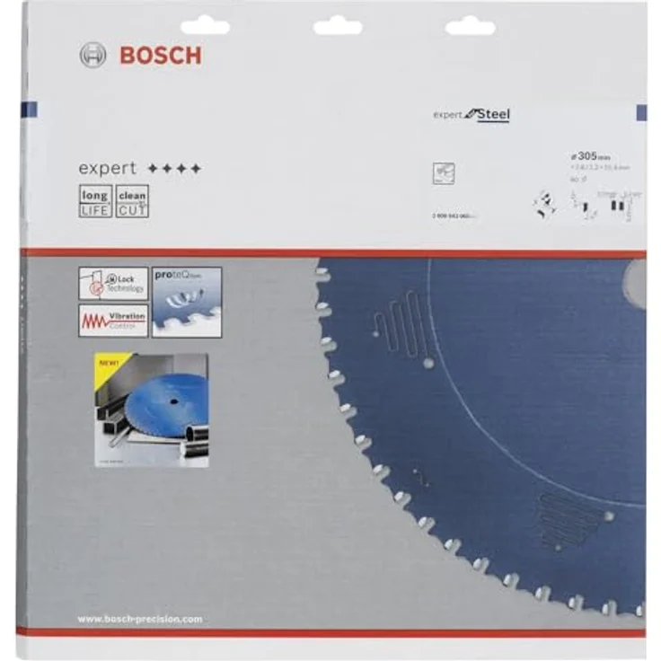 Bosch Professional Kreissägeblatt (für Stahl, AußenØ: 305mm, Bohrung: 25,4mm, Zubehör für Metall-, Kapp-, Gehrungssäge) – Bild 2