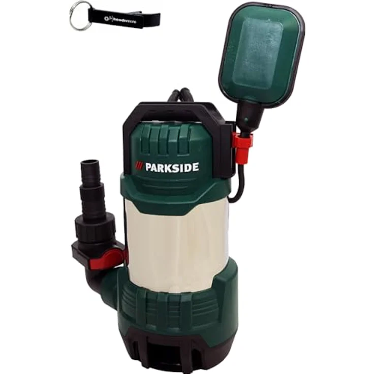 HEADNMORE® Bundle - PARKSIDE® Schmutzwasser Tauchpumpe PETPS 1100, 20000 l/h, Edelstahlgehäuse, inkl. Schlüsselanhänger Flaschenöffner – Bild 1
