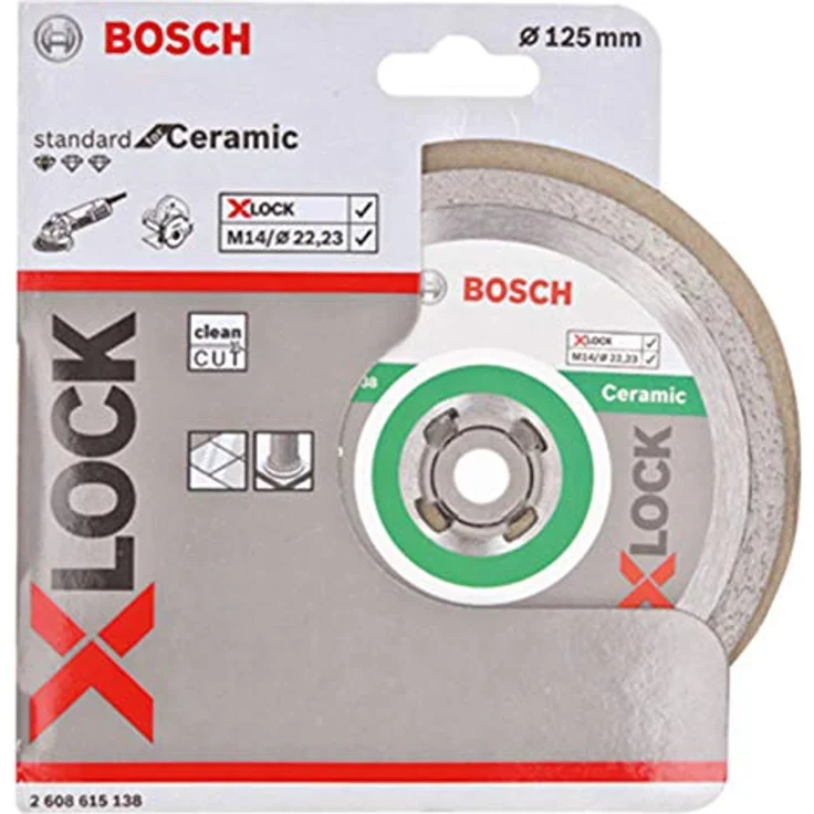 Bosch Professional X-LOCK Diamant-Trennscheibe Standard for Ceramic 125mm, Durchmesser – Bild 3
