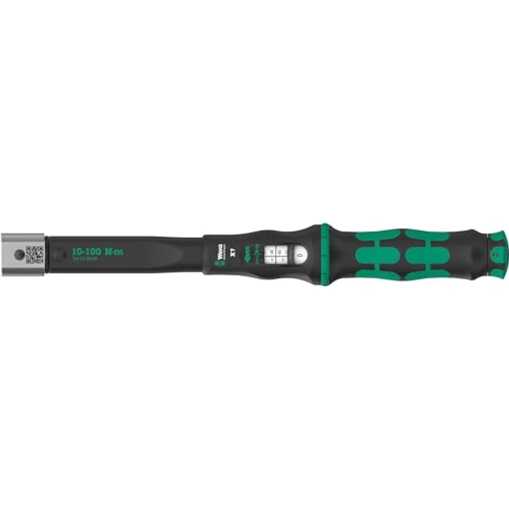 Wera 05075657001 Click-Torque X 7 Drehmomentschlüssel für Einsteckwerkzeuge, 10-100 Nm, 14x18 x 10-100 Nm