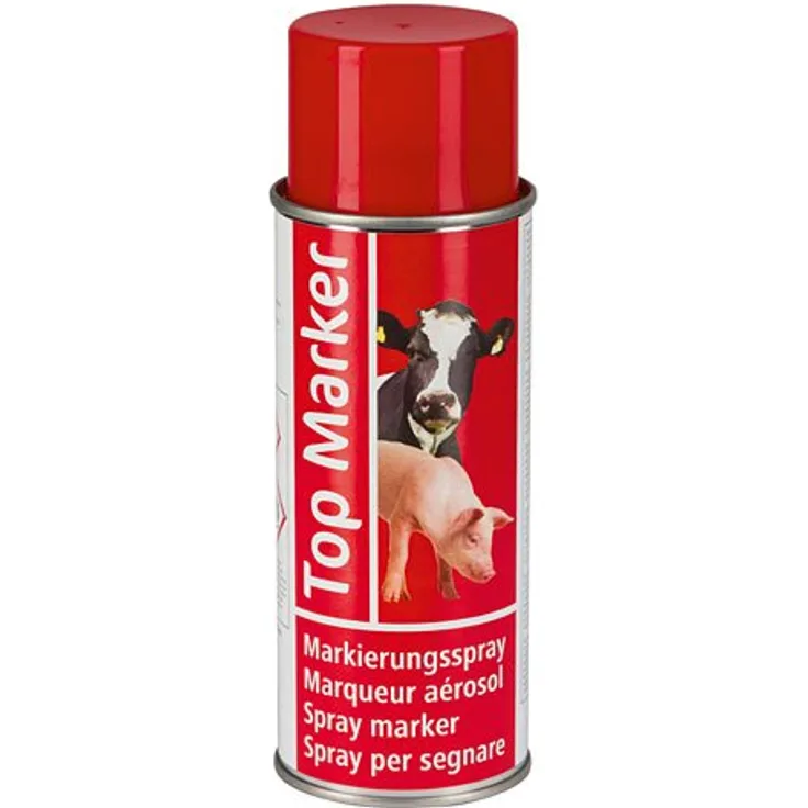Kerbl 20156 Markierungsspray TopMarker ROT - 12 x 500ml -
