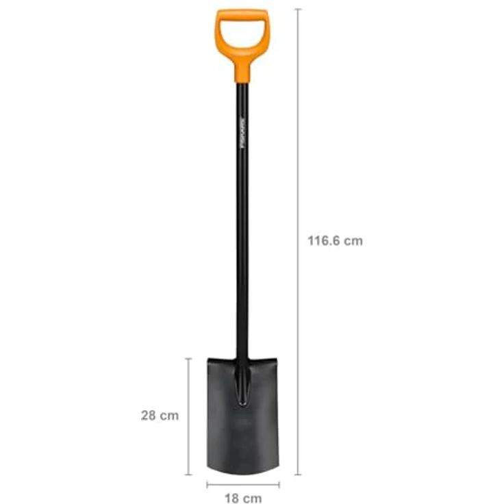 Fiskars Gärtnerspaten rund Solid Metall - Ausführung: 1066717 - Preisvergleich – Bild 2