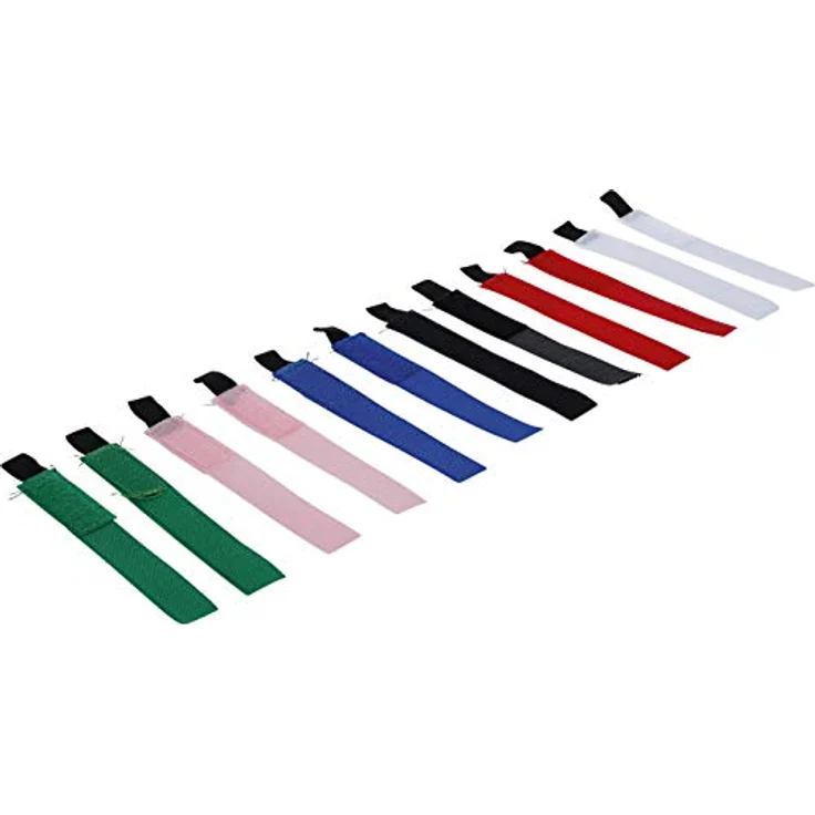 BGS Do it yourself 80825 | Klettband-Sortiment | 20 x 190 mm | 12-tlg. | 6 verschiedene Farben – Bild 1
