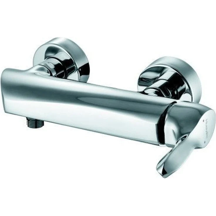 Primaster Duscharmatur Hamburg, verchromt, Einhebelmischer mit Temperaturkontrolle und Rückflussverhinderer