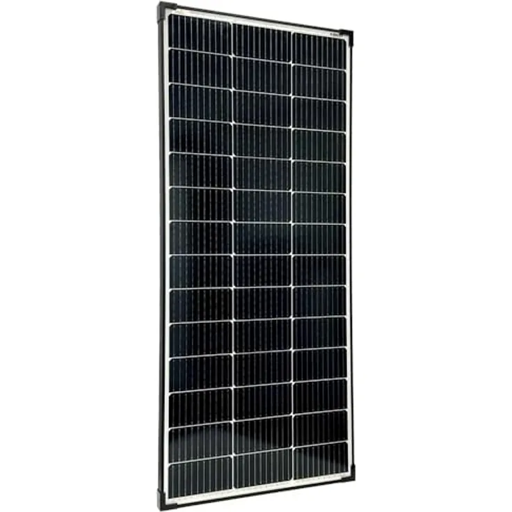 offgridtec MONO-150 V2 Solarmodul, 150 W, monokristallin, 23V, schwarzer Rahmen, 2 Bypass Dioden