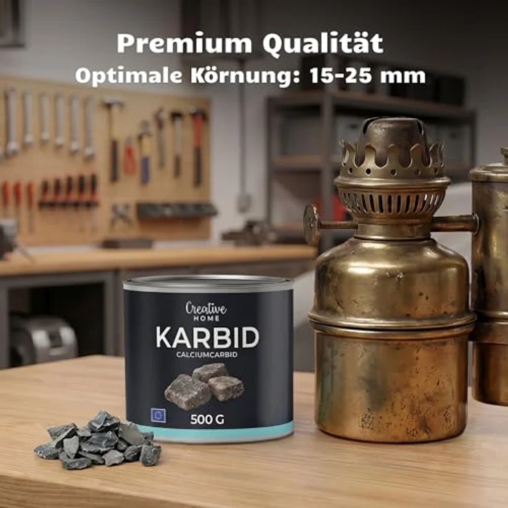 Creative Home Calciumcarbid Vergrämungsmittel, 500 g Granulat für Wühlmäuse und Maulwürfe, Korngröße 15-25 mm – Bild 2