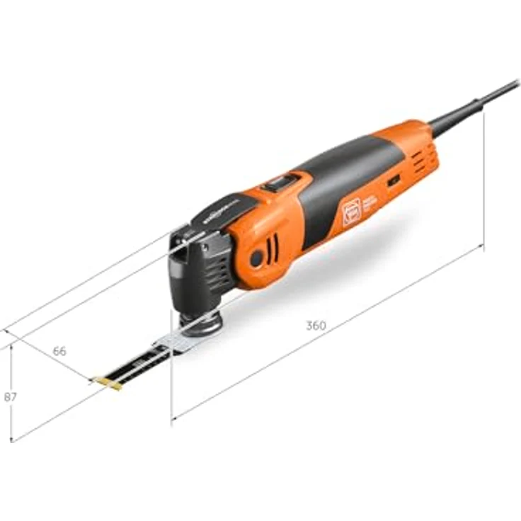 Fein MultiMaster mm 500 Plus Top, Multifunktionswerkzeug mit 350 W, 30+ Zubehörteilen und L-Boxx – Bild 9