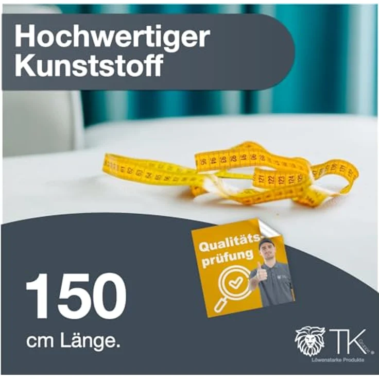 Everhomely® 2 in 1 - Massband Maßband cm + INCH Schneidermaßband 150 cm in Aufbwahrungsbox – Bild 2