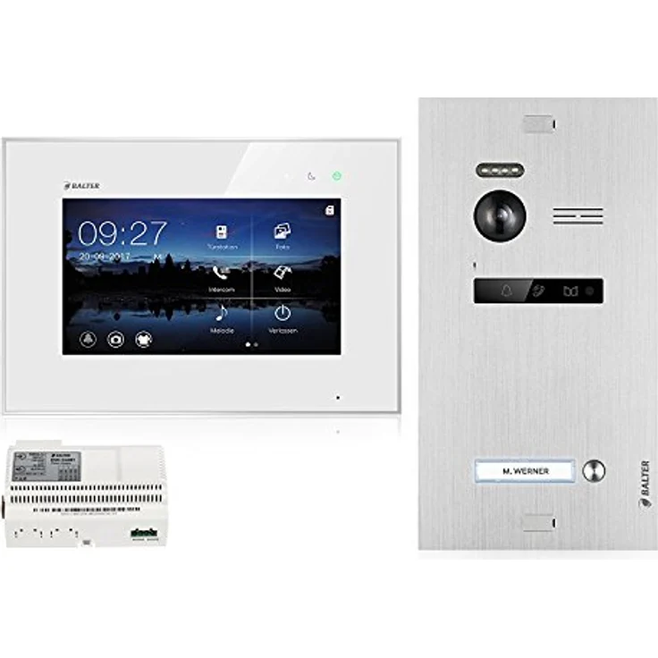 BALTER EVO SILVER VIDEO-TÜRSPRECHANLAGE 2X7 TOUCHSCREEN 2-DRAHT – Bild 8